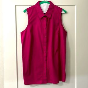 Coldwater Creek button down sleeveless top